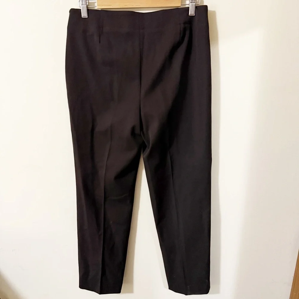 Talbots Heritage Dark Brown Womens Pants Size Zipper Size 6 Business Casual